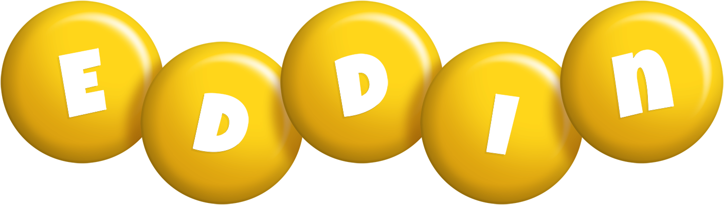 Eddin candy-yellow logo