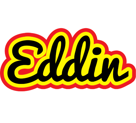 Eddin flaming logo
