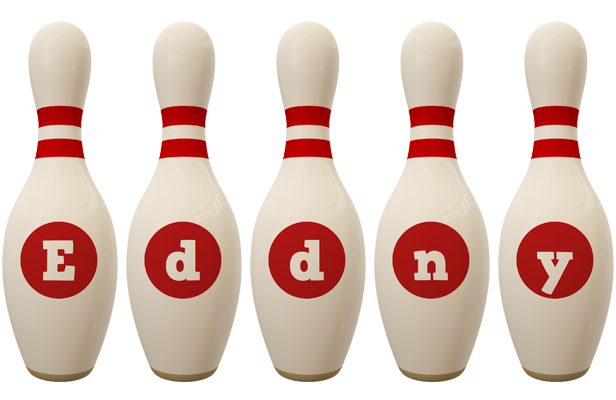 Eddny bowling-pin logo