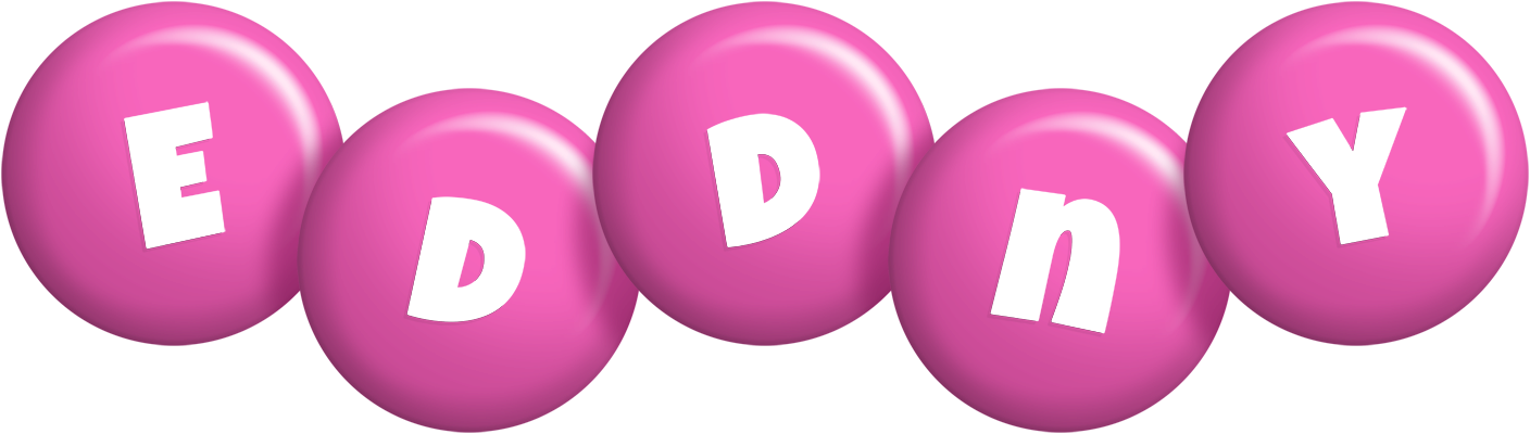 Eddny candy-pink logo