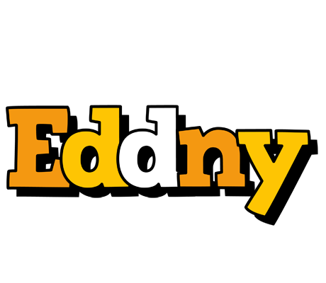 Eddny cartoon logo
