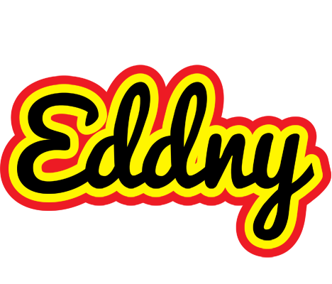 Eddny flaming logo