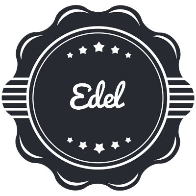 Edel badge logo