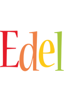 Edel birthday logo