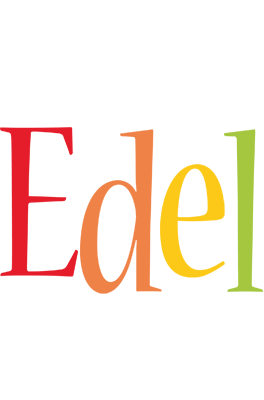Edel birthday logo