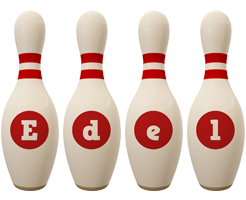 Edel bowling-pin logo