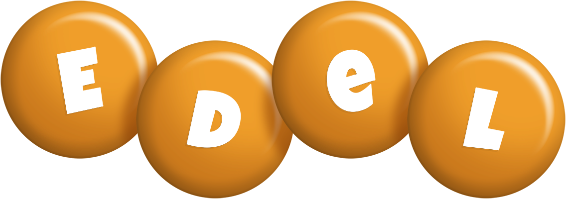 Edel candy-orange logo