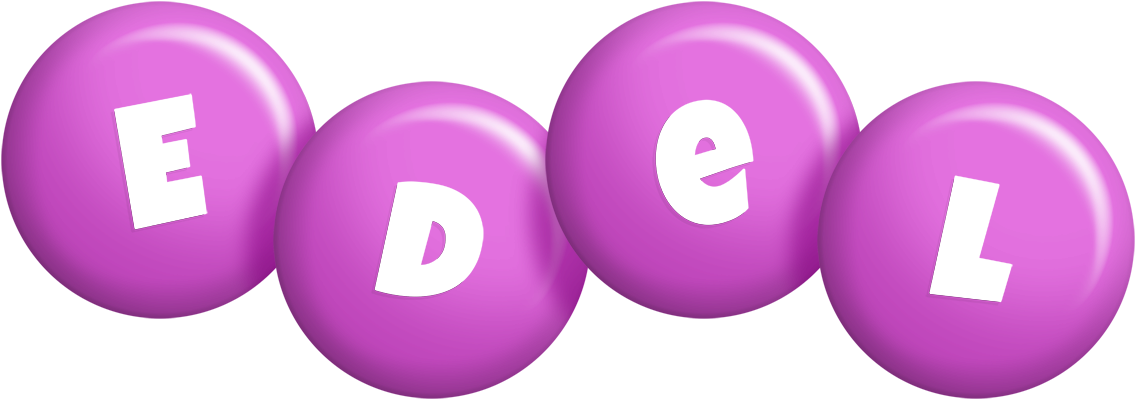 Edel candy-purple logo