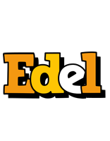 Edel cartoon logo