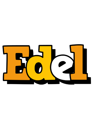 Edel cartoon logo