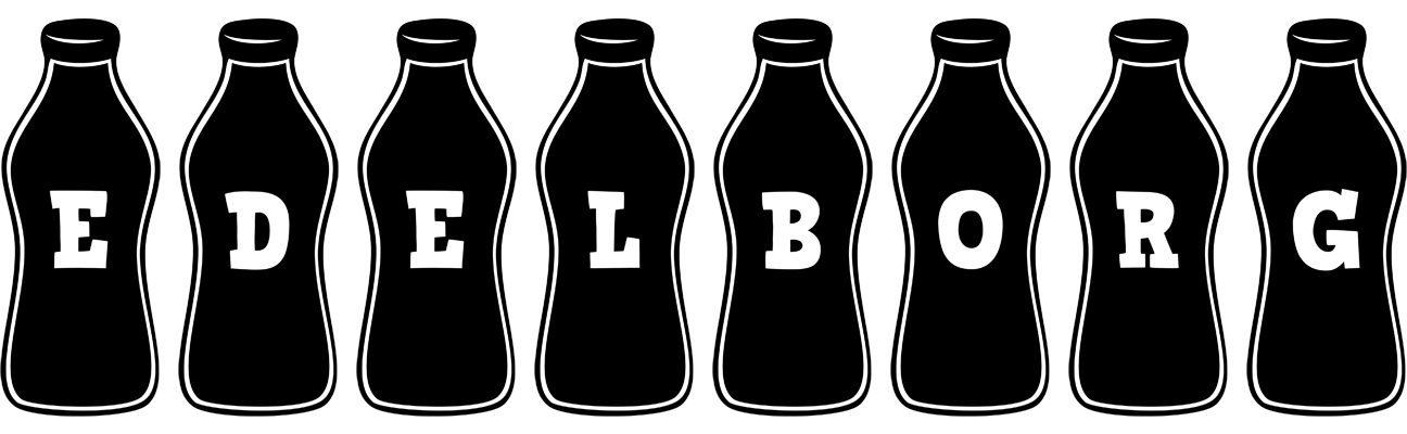 Edelborg bottle logo