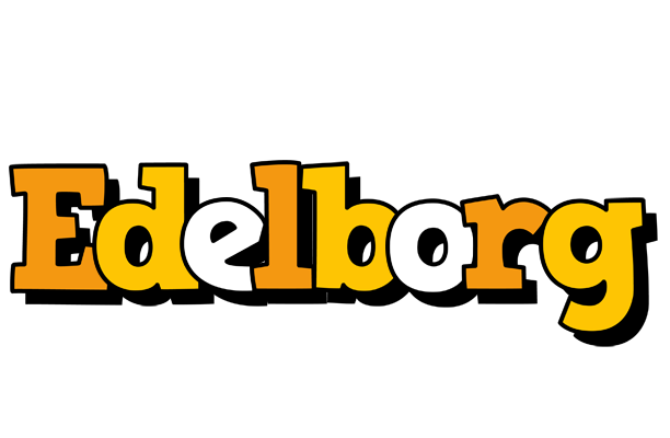 Edelborg cartoon logo