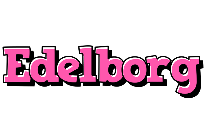 Edelborg girlish logo