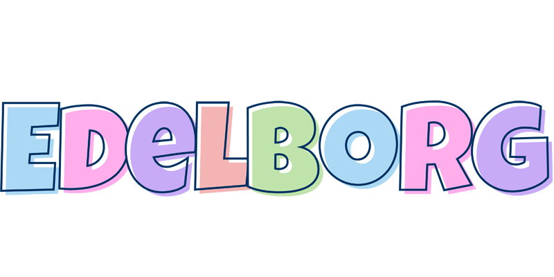 Edelborg pastel logo