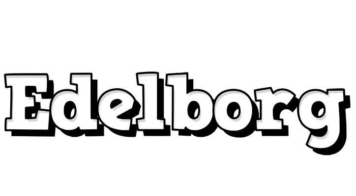 Edelborg snowing logo