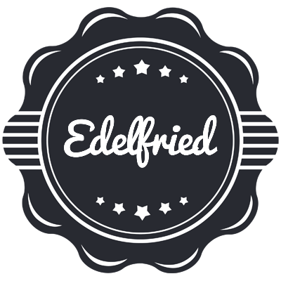 Edelfried badge logo