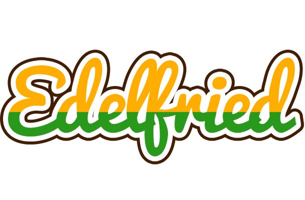 Edelfried banana logo