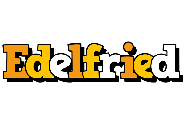 Edelfried cartoon logo