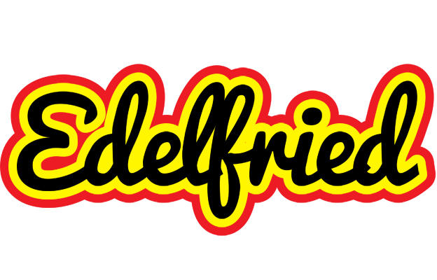 Edelfried flaming logo