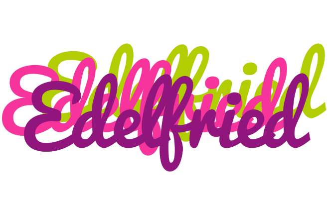 Edelfried flowers logo