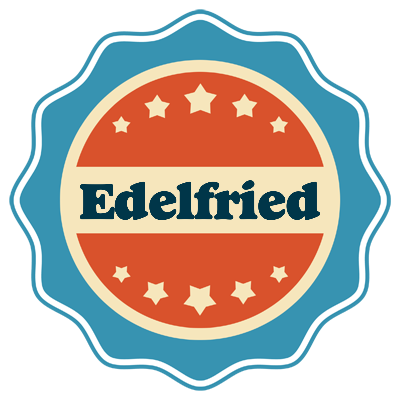 Edelfried labels logo