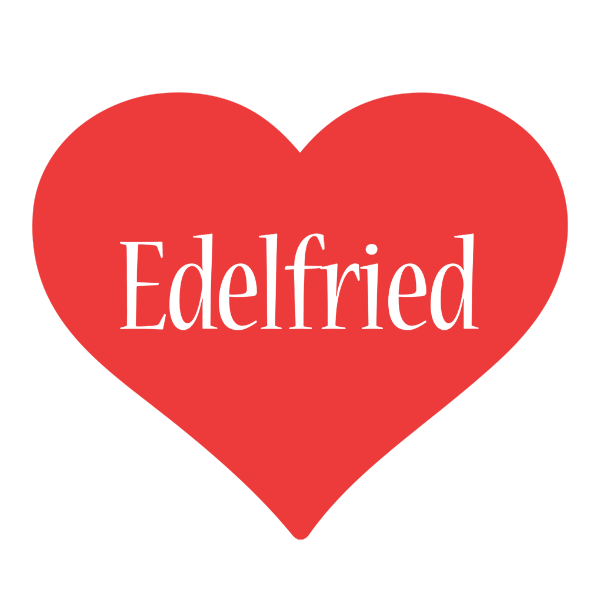 Edelfried love logo