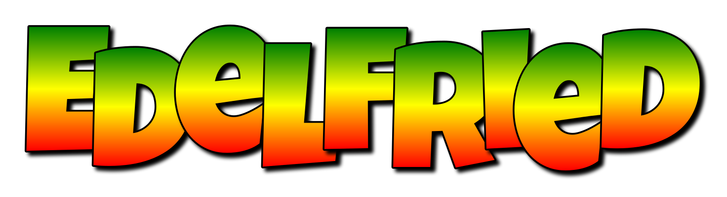 Edelfried mango logo
