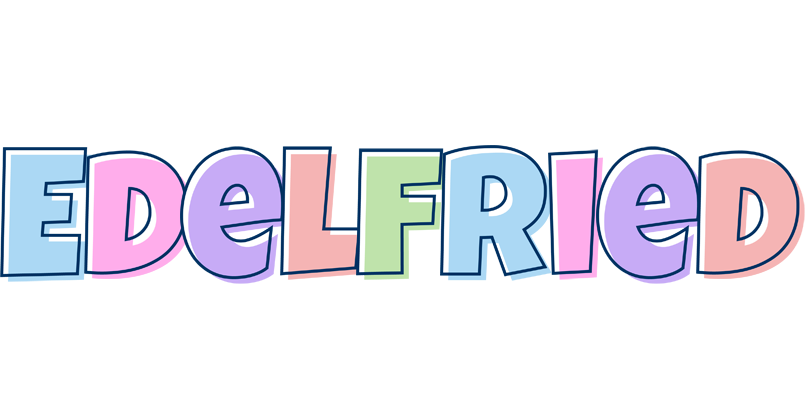 Edelfried pastel logo
