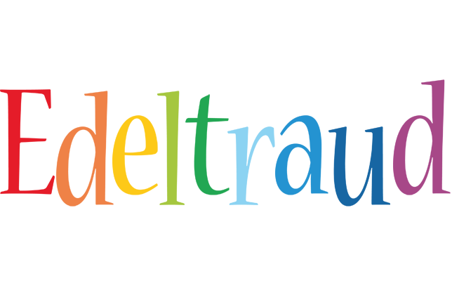 Edeltraud birthday logo