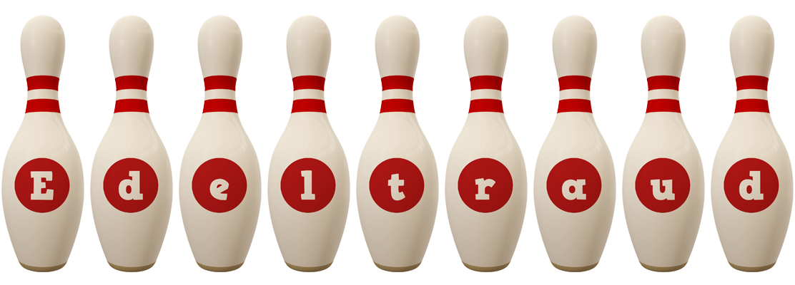 Edeltraud bowling-pin logo