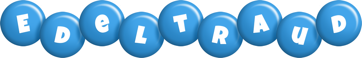 Edeltraud candy-blue logo
