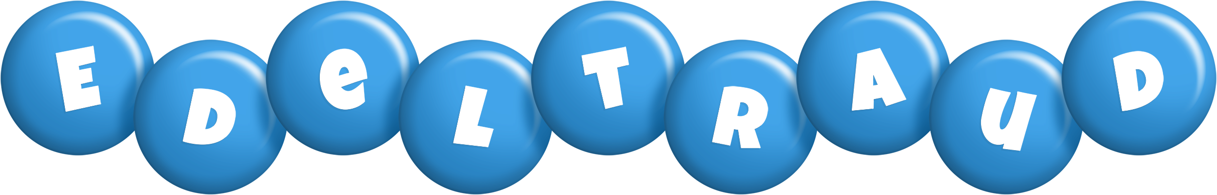 Edeltraud candy-blue logo