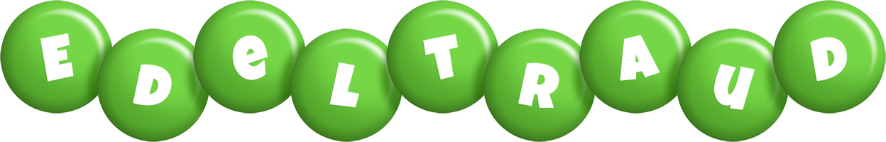 Edeltraud candy-green logo