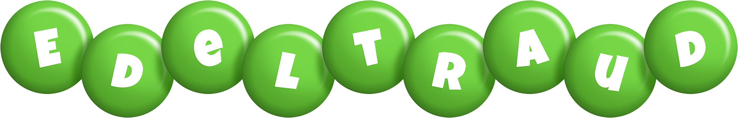 Edeltraud candy-green logo