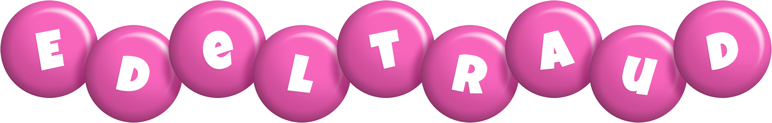 Edeltraud candy-pink logo