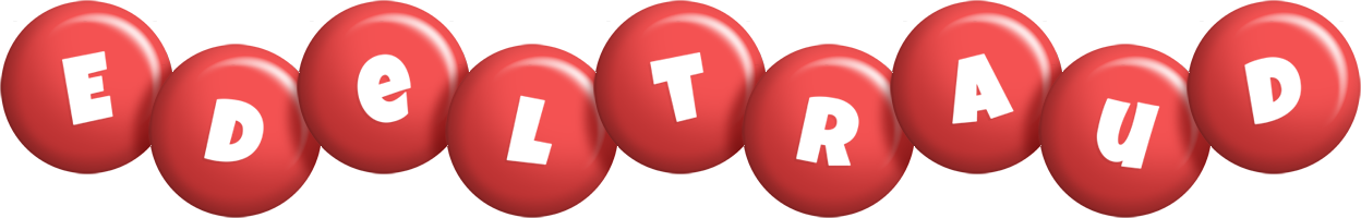 Edeltraud candy-red logo