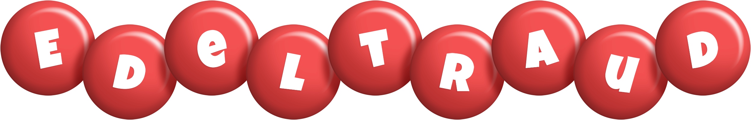 Edeltraud candy-red logo