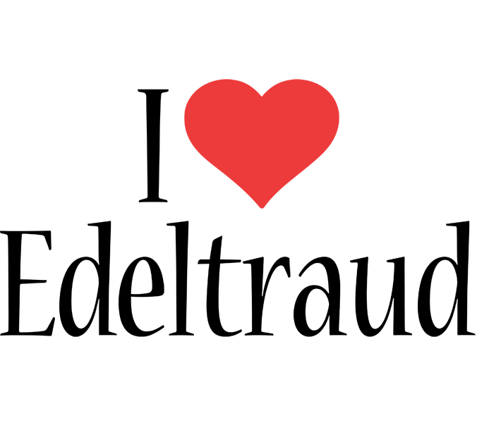 Edeltraud i-love logo