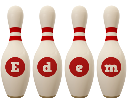 Edem bowling-pin logo