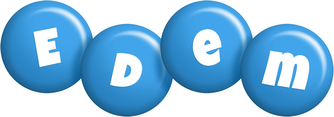 Edem candy-blue logo