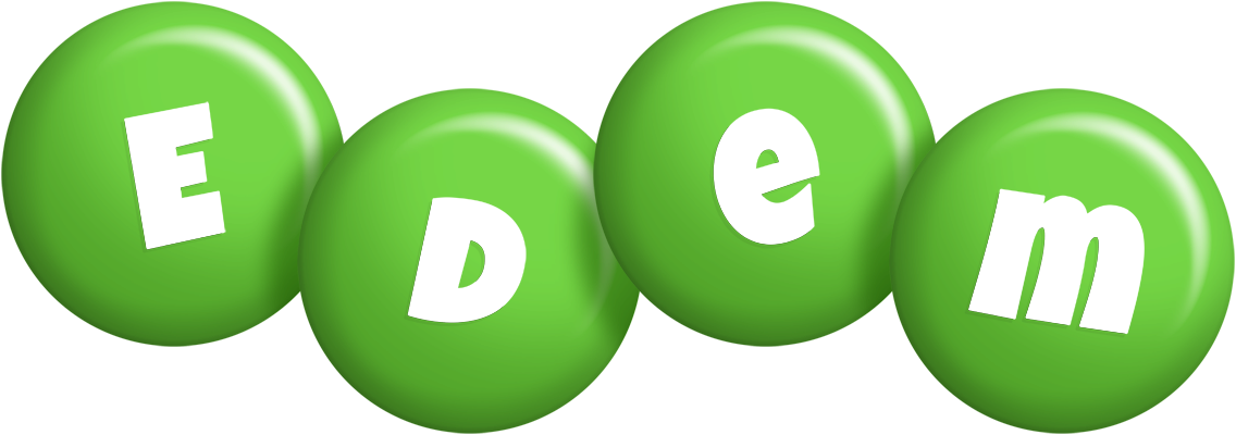 Edem candy-green logo