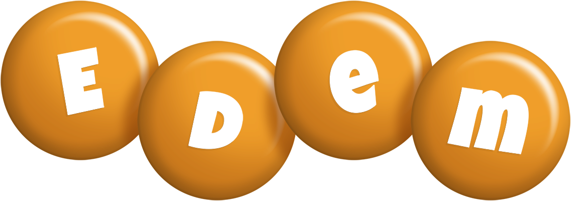 Edem candy-orange logo
