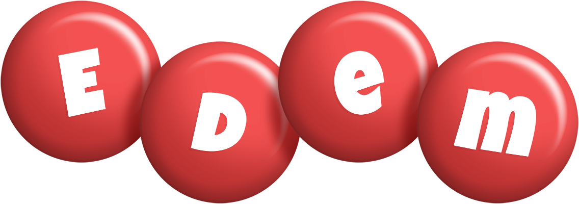 Edem candy-red logo