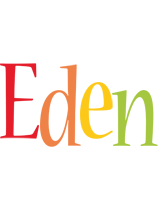 Eden birthday logo