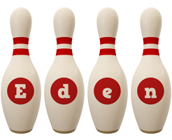 Eden bowling-pin logo