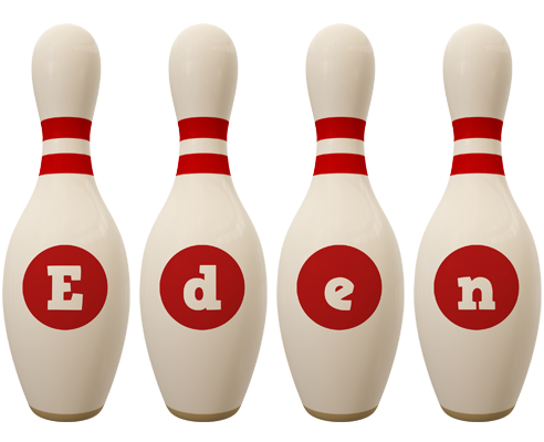 Eden bowling-pin logo