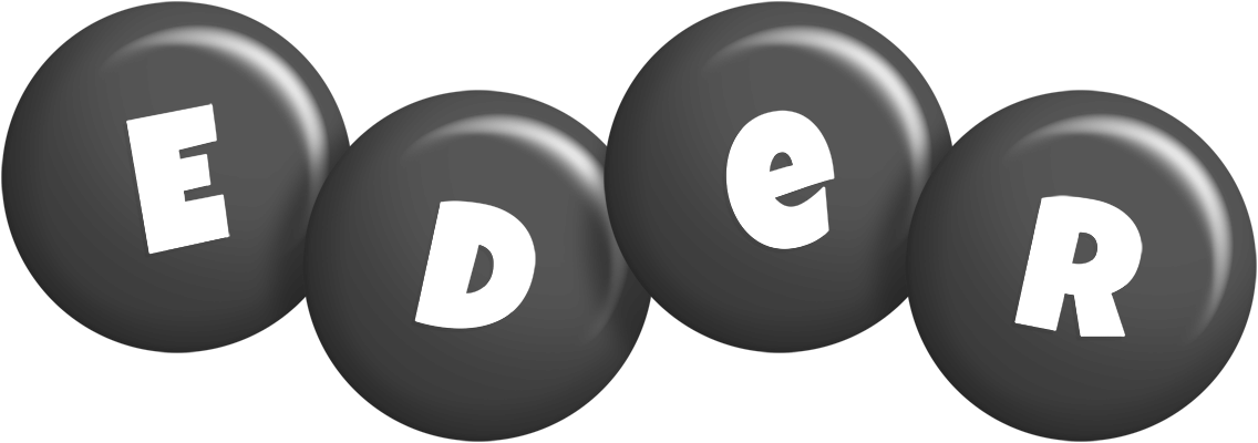 Eder candy-black logo