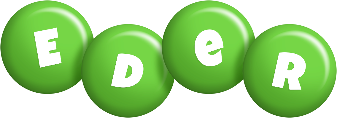 Eder candy-green logo