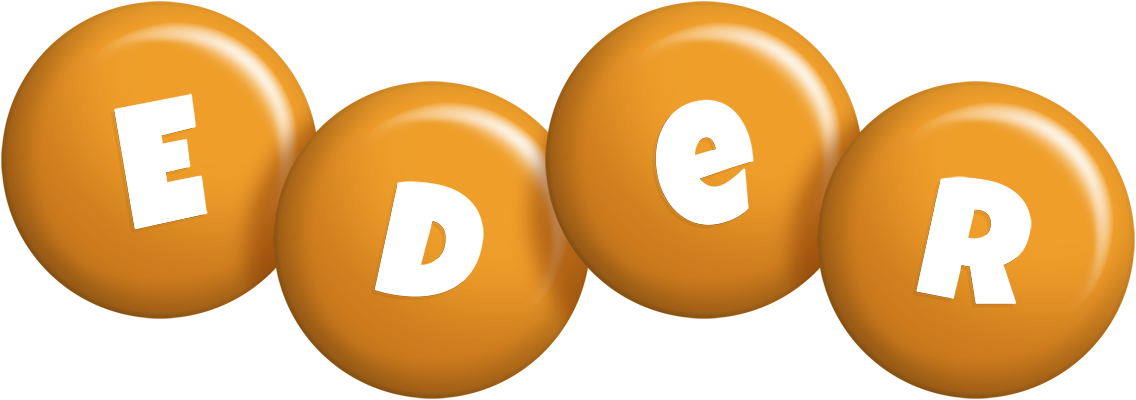 Eder candy-orange logo
