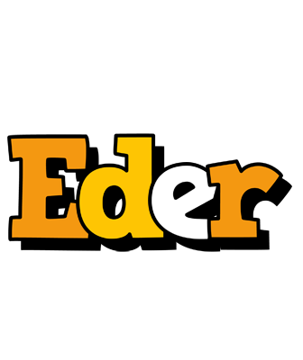 Eder cartoon logo